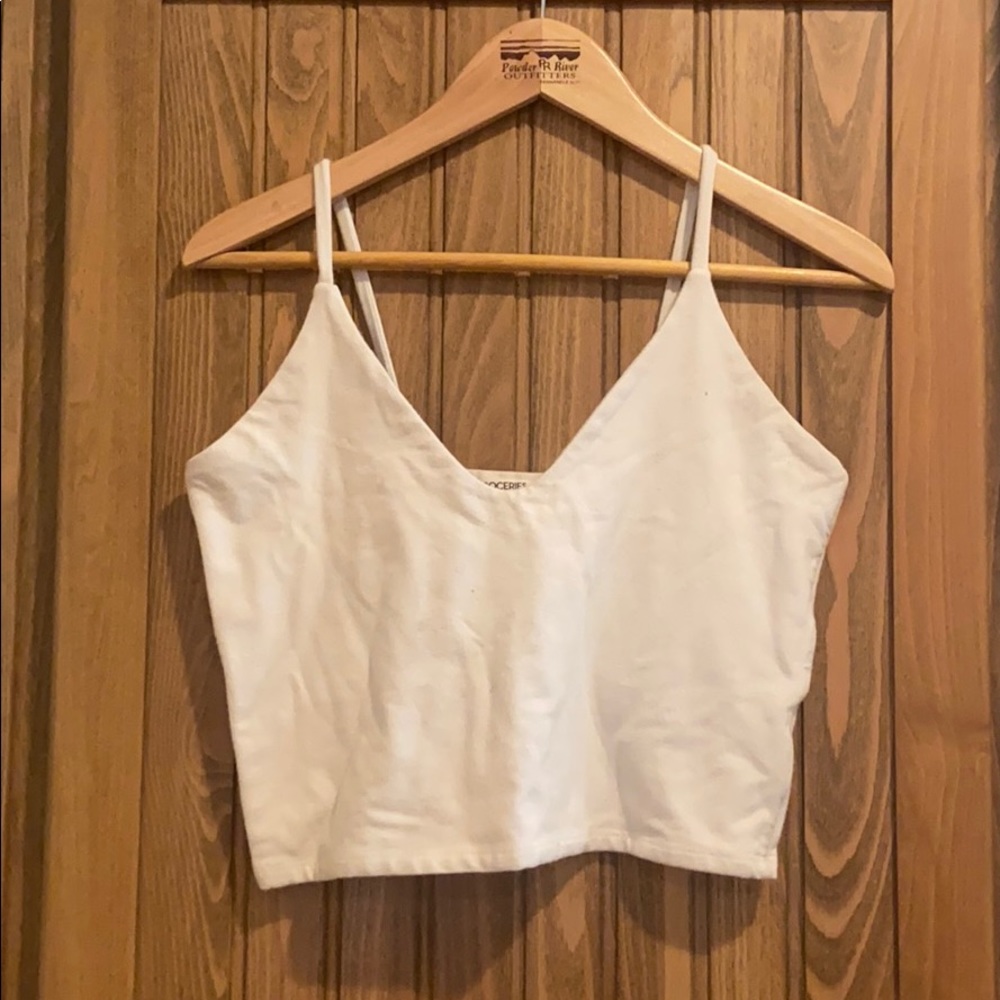 Groceries Apparel Organic Cotton Cropped tank top